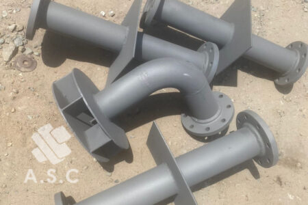 Custom-Fabricated-Pipe-Sections-with-Flanges-and-Reinforcement-Plates