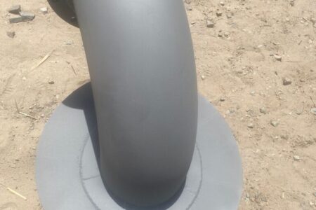Fabricated Industrial Steel Pipe Elbow with Flanged Ends