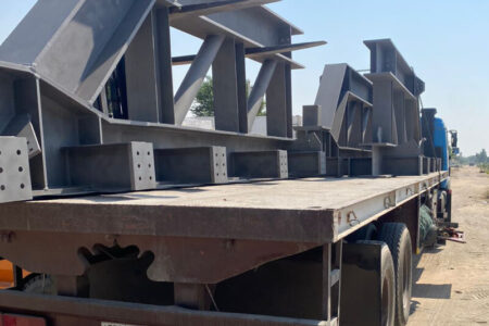Steel-Structural-Components-Loaded-for-Site-Delivery